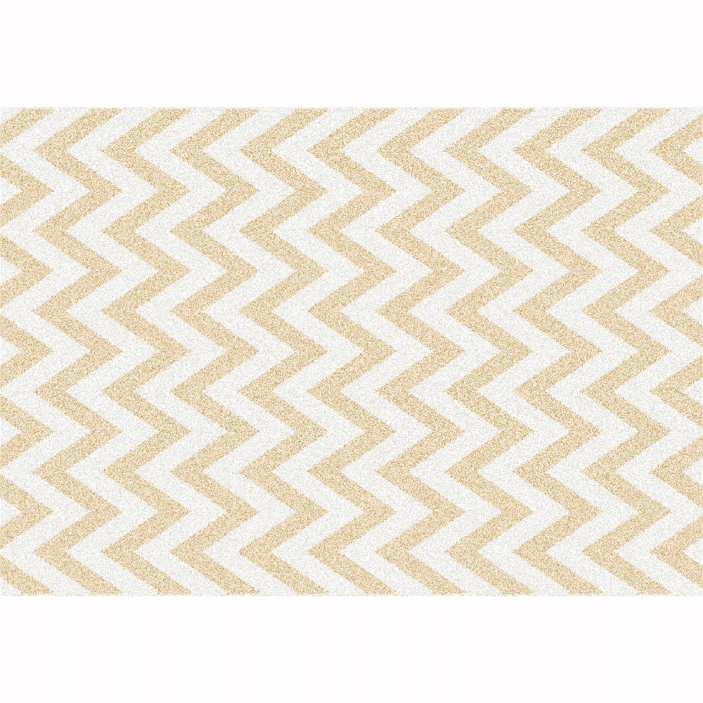 Szőnyeg, bézs-fehér minta, 57x90, ADISA TYP 2 (TK)