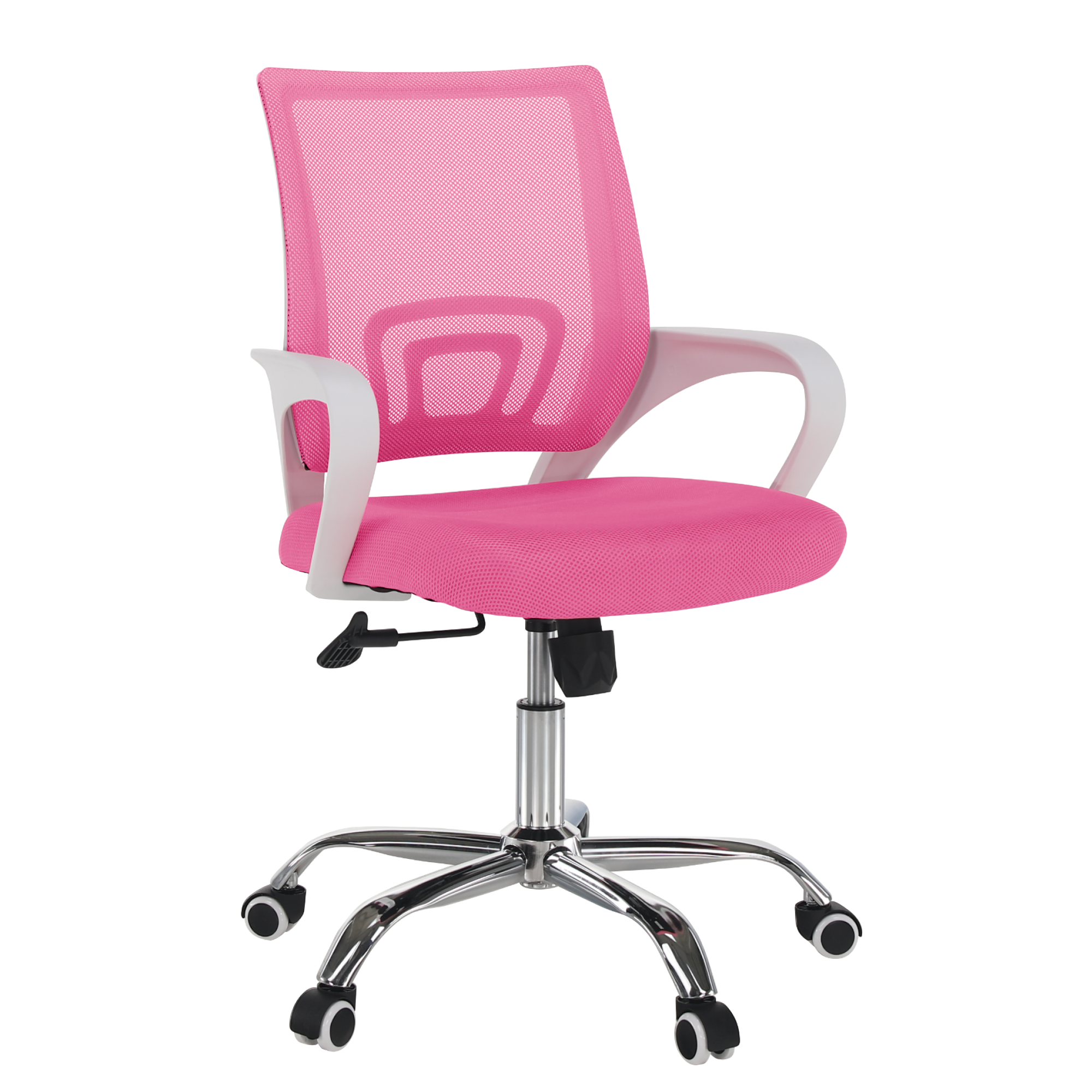 Irodai szék, rózsaszín/fehér, SANAZ TYP 2 (TK)