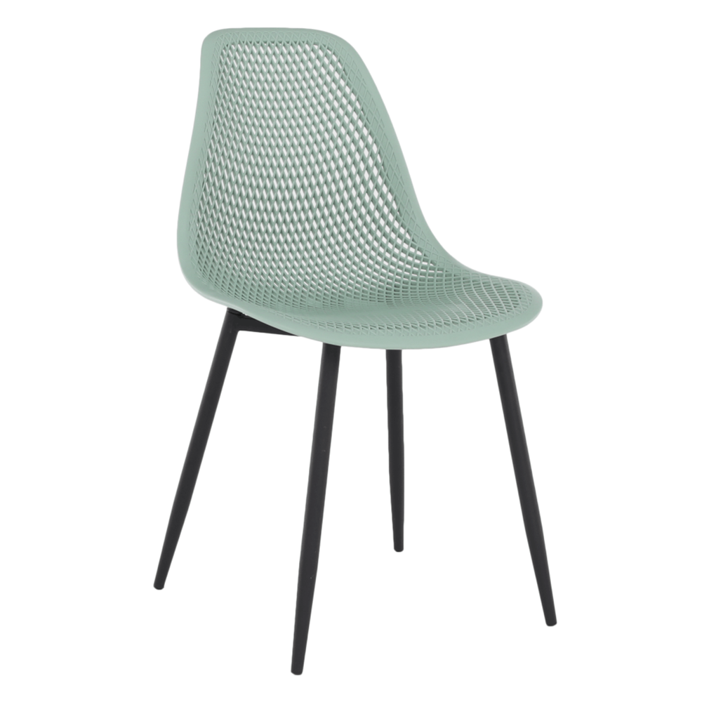 Étkező szék, zöld/fekete, TEGRA TYP 2 (TK)